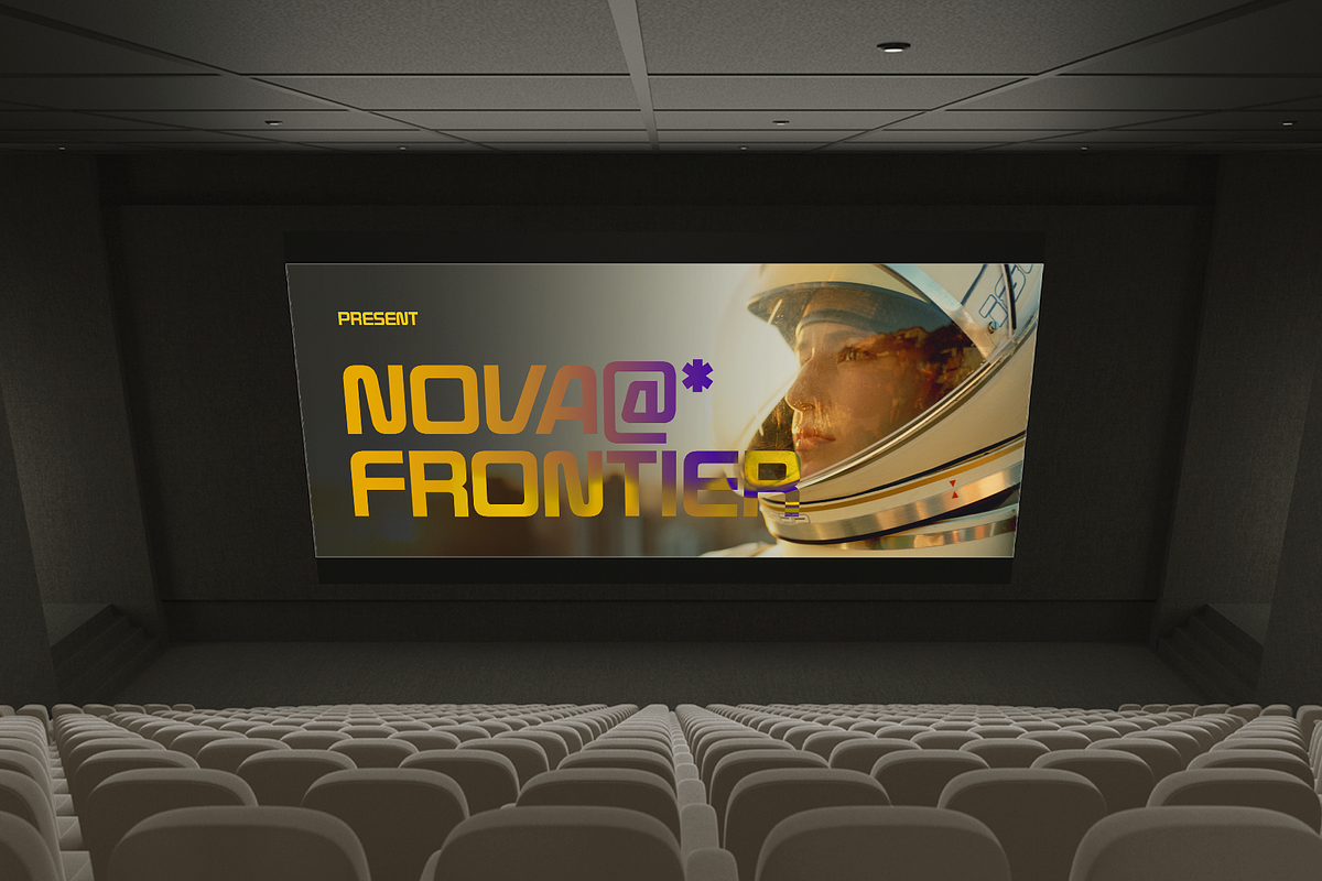 Ampela – Cinematic Sci-Fi Font, a Sans Serif Font by Drizy (Photo 7 of 8)