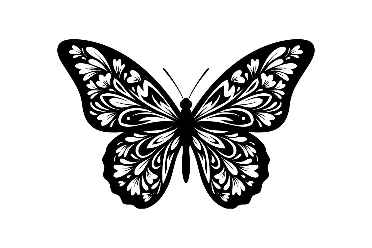 Butterfly Silhouette SVG Bundle, an Illustration by Gaye Art (Photo 15 of 31)