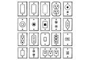 Electrical Outlet and Switch Plates, an Object Graphic by RT Studio (Thumbnail 2 of 3)