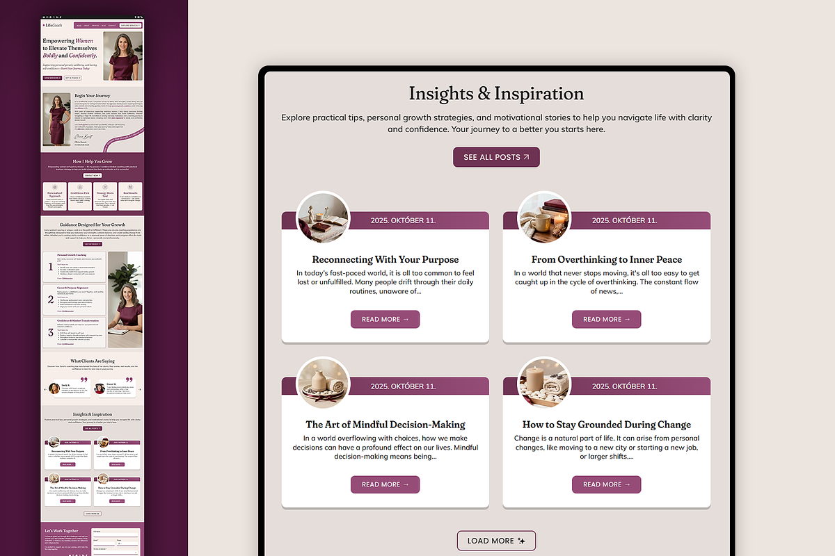 Life Coach & Therapy Website, a Wix Template by Kitteeh (Photo 16 of 20)