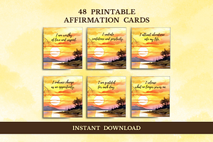 Inspirational Affirmation Cards