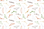 Clothes hangers seamless patterns, a Pattern Graphic by Good Studio (Thumbnail 3 of 6)