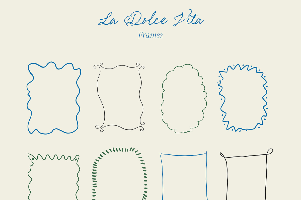 LA DOLCE VITA Doodles & Prints, an Object Graphic by Lana Elanor (Photo 9 of 15)