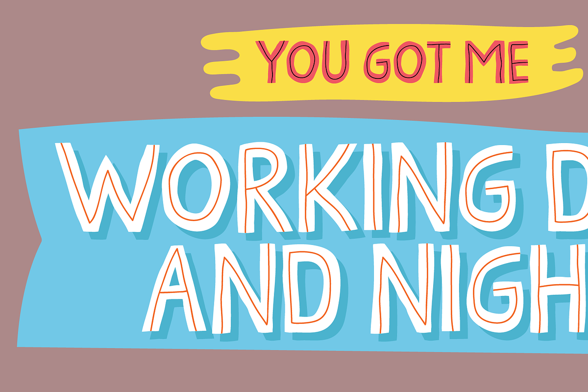 Cherry dance - let's party!, a Sans Serif Font by pizzadudedotdk (Photo 1 of 9)