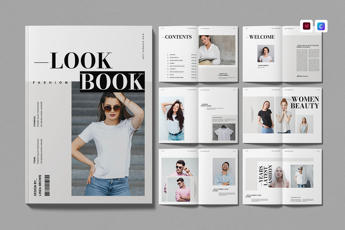 Fashion Lookbook Template, a Magazine Template by Work-Envance (Photo 1 of 11)