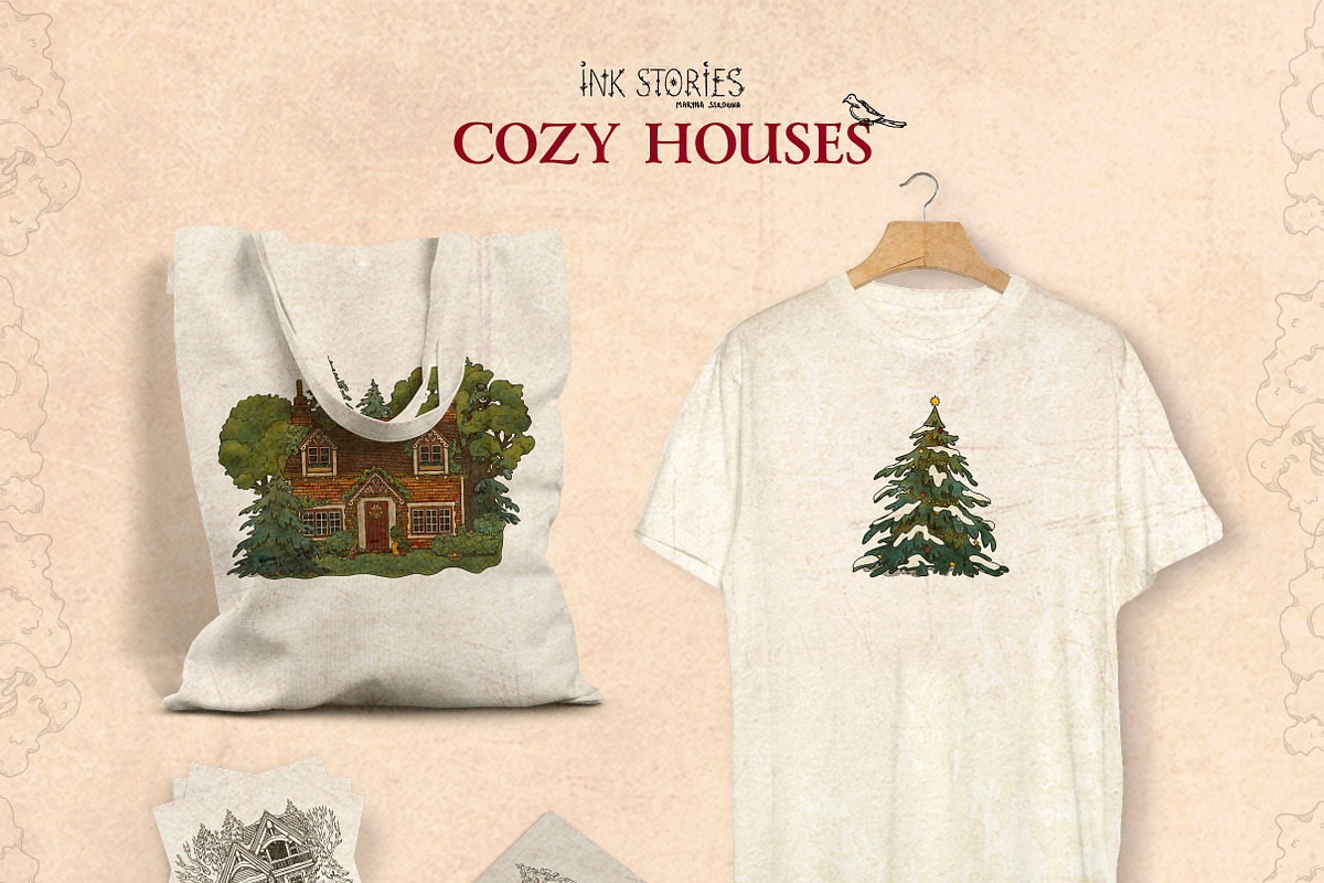 Cozy Houses, an Object Illustration by Ink Stories (Photo 22 of 22)