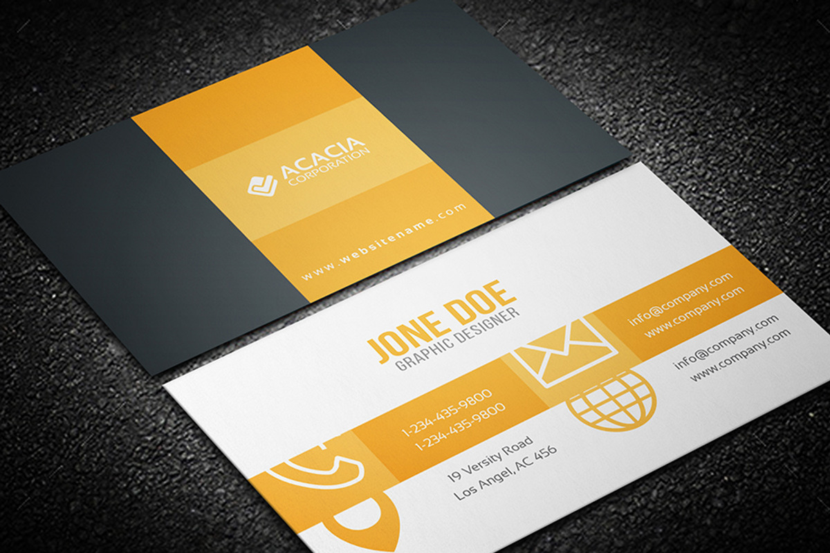 Business Card, a Business Card Template by DesignGhar (Photo 2 of 4)