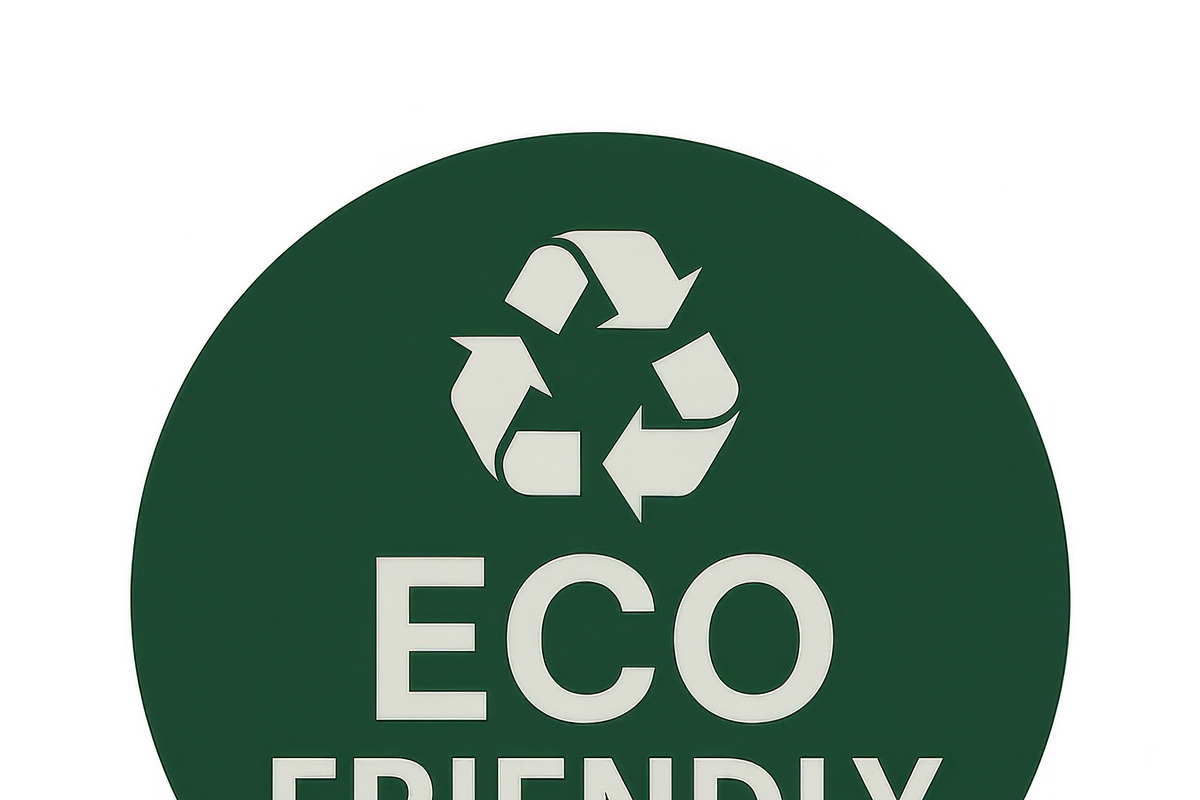 Recycling symbol on green eco-friend, an Illustration by Dvoevnore photos