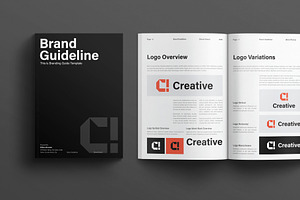 Brand Guideline Layout Design