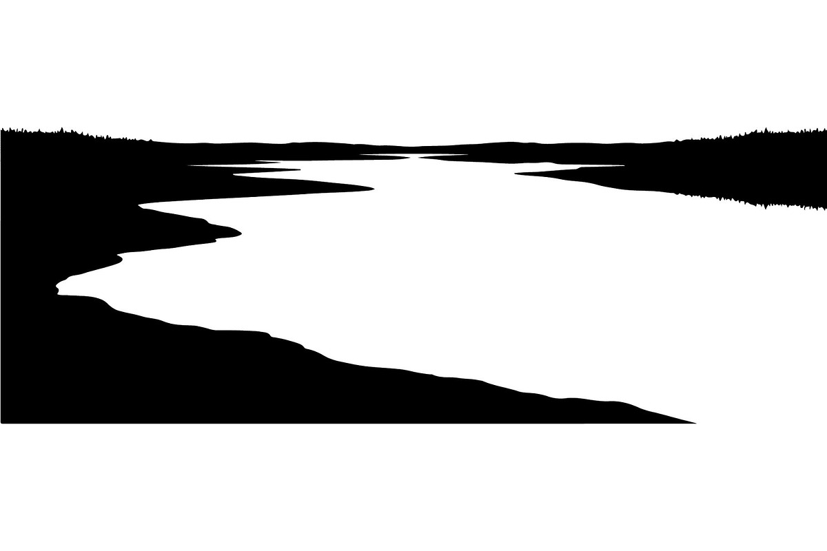 Lake Reflection Silhouette, an Object Graphic by Designer_Momina (Photo 2 of 20)