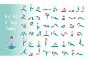 Huge yoga set in trendy style, a Healthcare Illustration by naum_studio (Thumbnail 2 of 6)