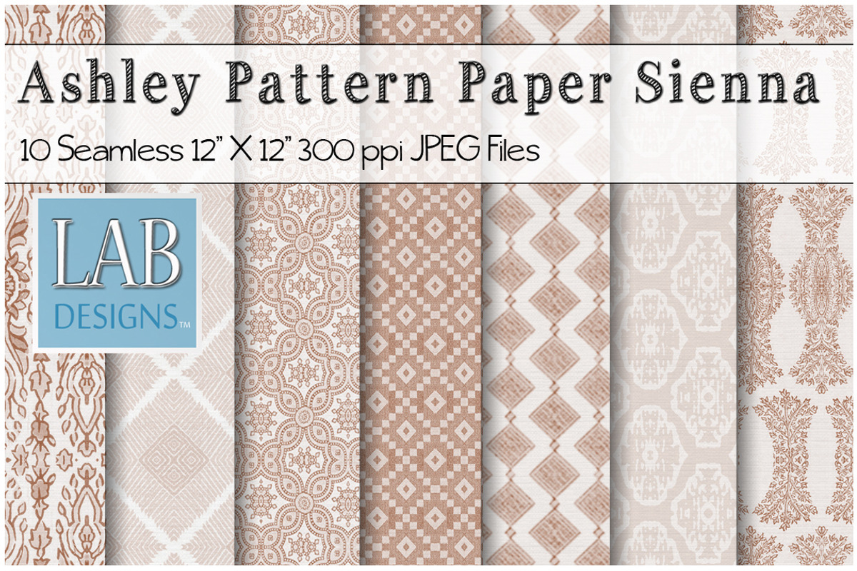 10 Sienna Seamless Pattern Textures, a Texture Graphic by Lab Designs