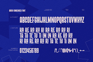 Brich Ligature Futuristic Sans Serif