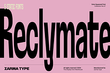 Reclymate – Extra Condensed Font