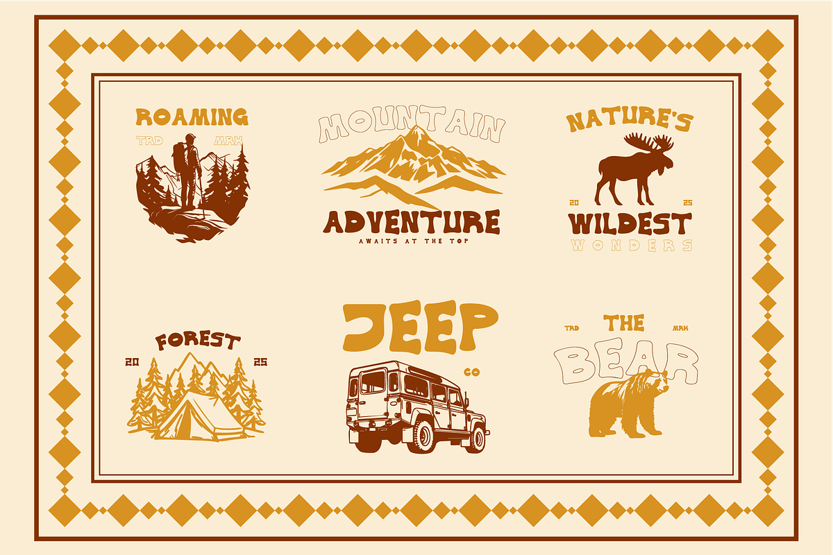 SEYDAN - Retro Display Font, a Font by Rightwheels (Photo 8 of 10)