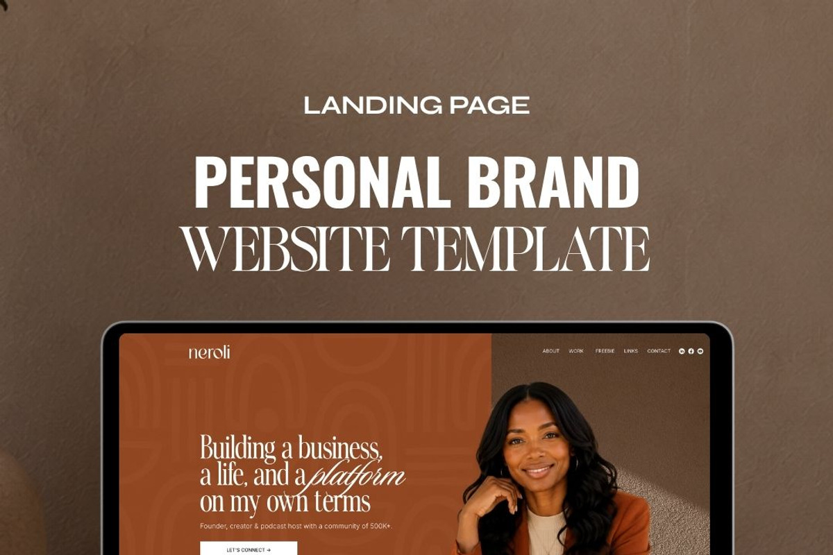 Wix Template for Personal Brand, a Wix Template by JOA CREATIVE LAB (Photo 2 of 11)