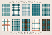 Christmas Plaid Patterns, a Pattern Graphic by PATTERNS etc. (Thumbnail 16 of 16)