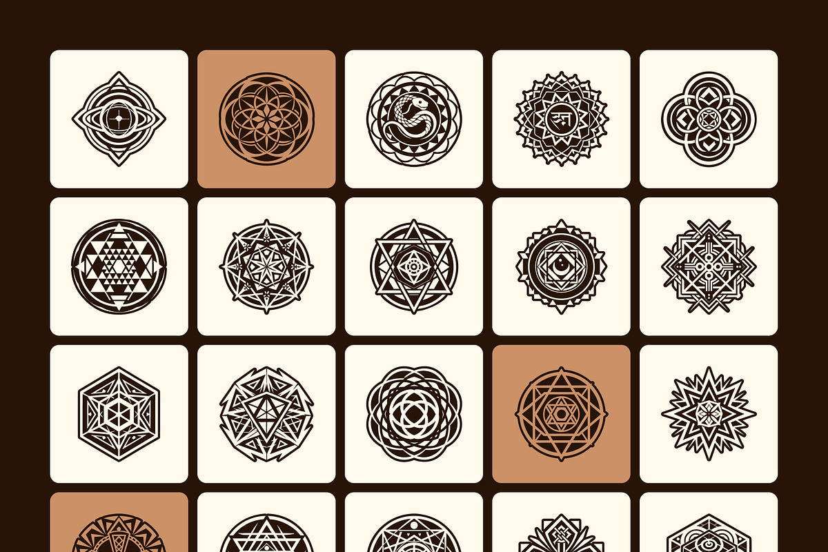 795 Sacred Symbols, a Solid Icon by Creative Stall (Photo 9 of 21)