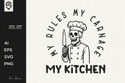 Skeleton chef design, a Graphic by shaondesigns (Thumbnail 1 of 4)