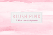 Blush Pink Watercolor Backgrounds, a Graphic by Photohacklovers (Thumbnail 1 of 7)