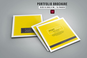 Square Portfolio Brochure, a Brochure Template by Template Shop