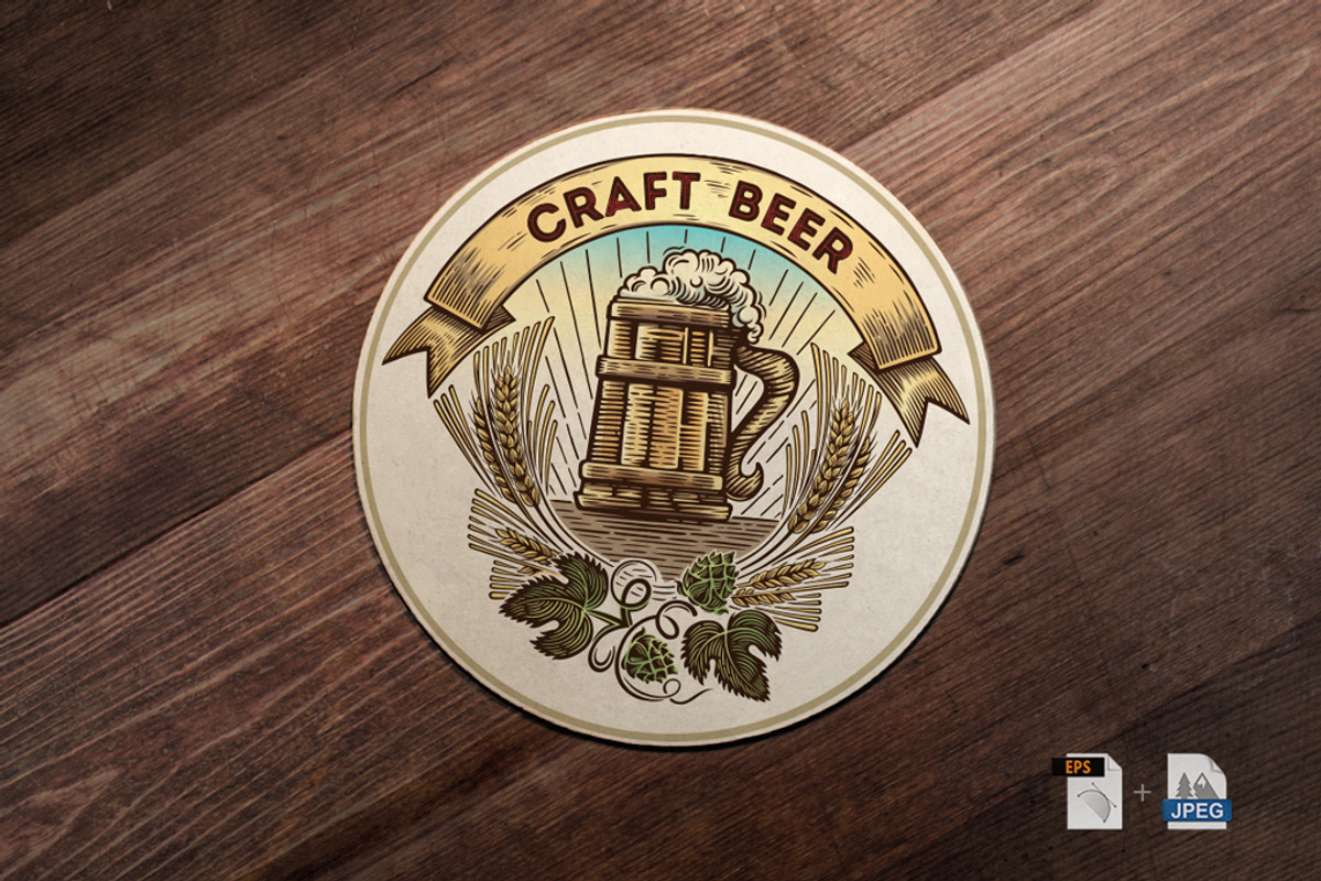 Beer label, a Food Illustration by Countryside life (Photo 4 of 10)