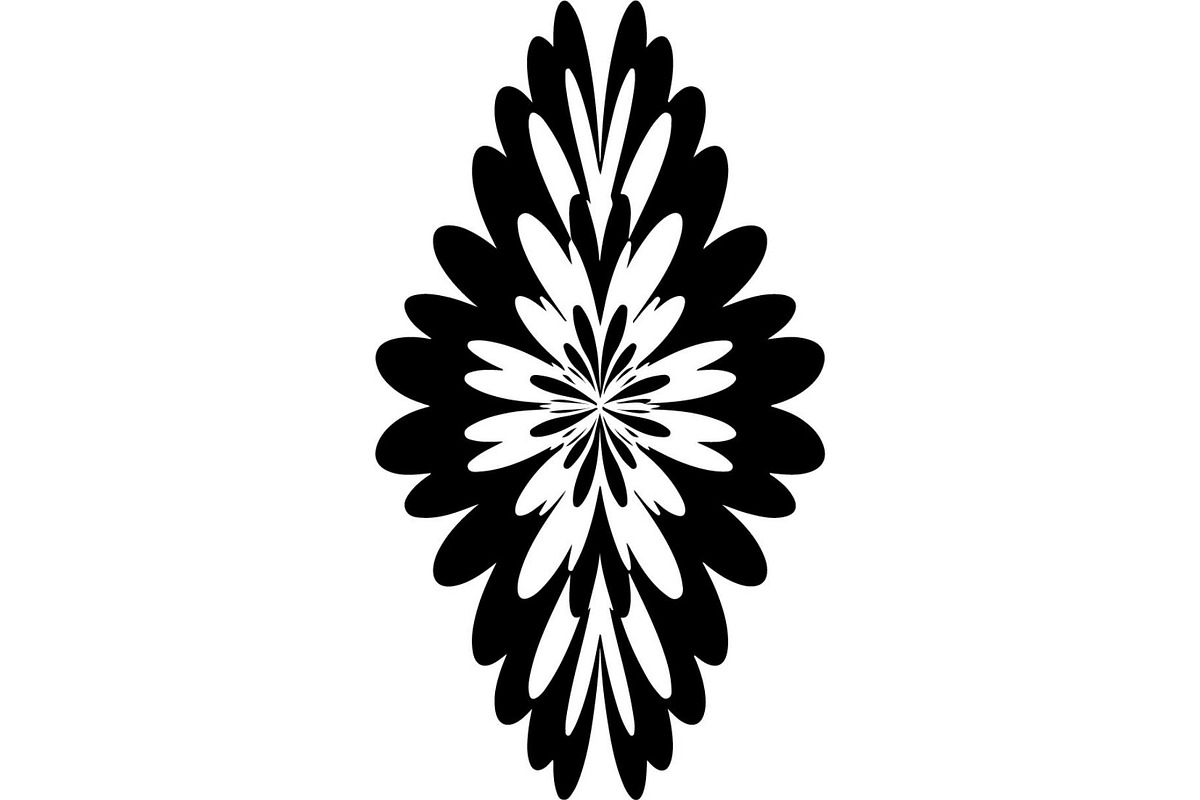 Decorative Flower Panel Vector, an Object Graphic by Designer_Momina (Photo 7 of 19)