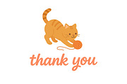 Cute Cats Clipart Set, an Animal Illustration by ananastya (Thumbnail 3 of 3)