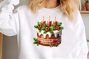 Watercolor Classic Christmas PNG, an Illustration by SinaCreation (Thumbnail 5 of 7)