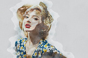 Pastel Watercolor Painting Photoshop, an Action Add-On by Photoshop Action (Thumbnail 10 of 12)