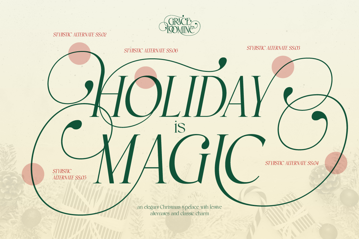 Grace Loomine, a Serif Font by Burntilldead (Photo 9 of 12)