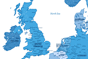 High Detailed Political Europe Map, an Illustration by ilynx (Thumbnail 8 of 8)