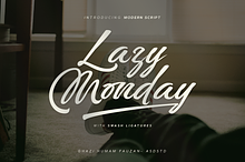 Lazy Monday - Modern Script