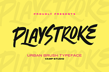 Playstroke – Urban Brush Font