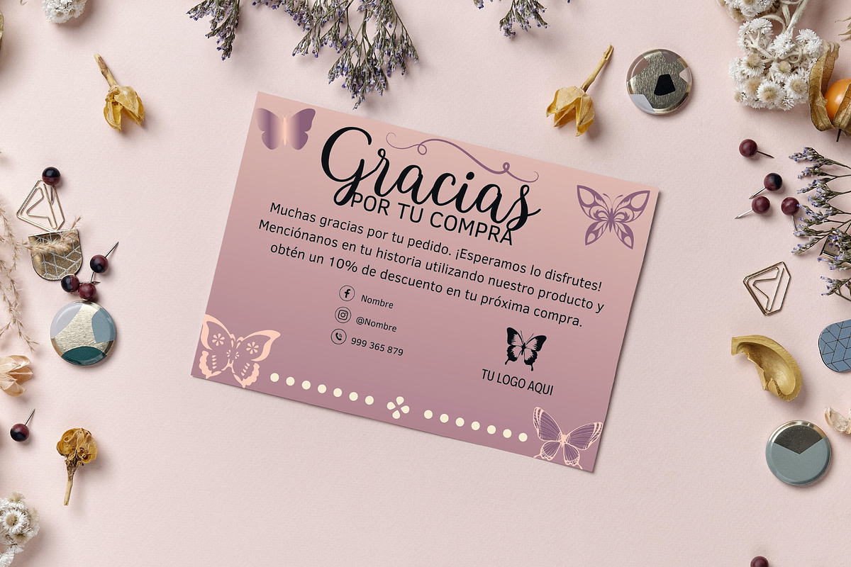 Business thank you card, a Card Template by JoDiFe (Photo 1 of 4)