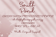 South Pond, a Script Font by Dm Studio (Thumbnail 6 of 6)