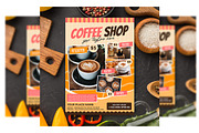Vintage coffee menu, a Flyer Template by imadeDesign (Thumbnail 1 of 3)