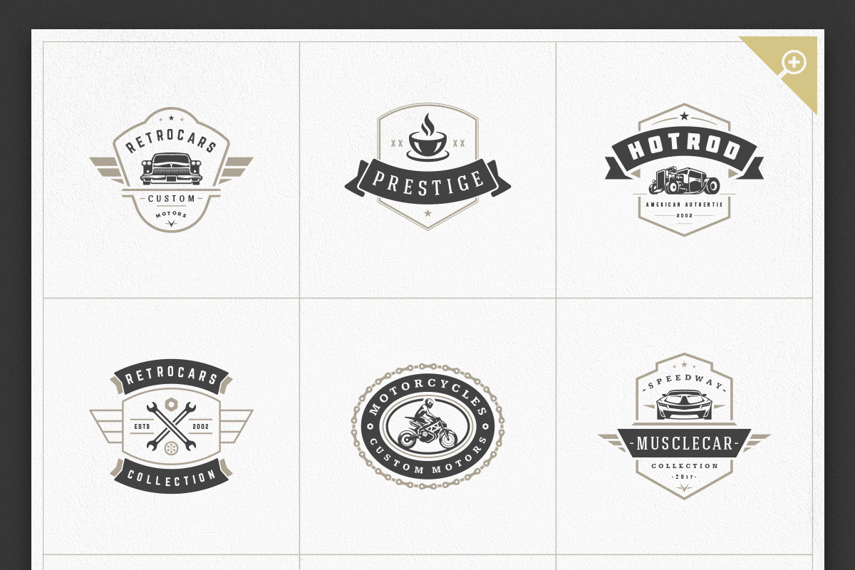 1000 Logos and Badges Bundle, a Branding & Logo Template by Vasya Kobelev (Photo 28 of 39)