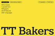 TT Bakers, a Serif Font by TypeType (Thumbnail 1 of 15)