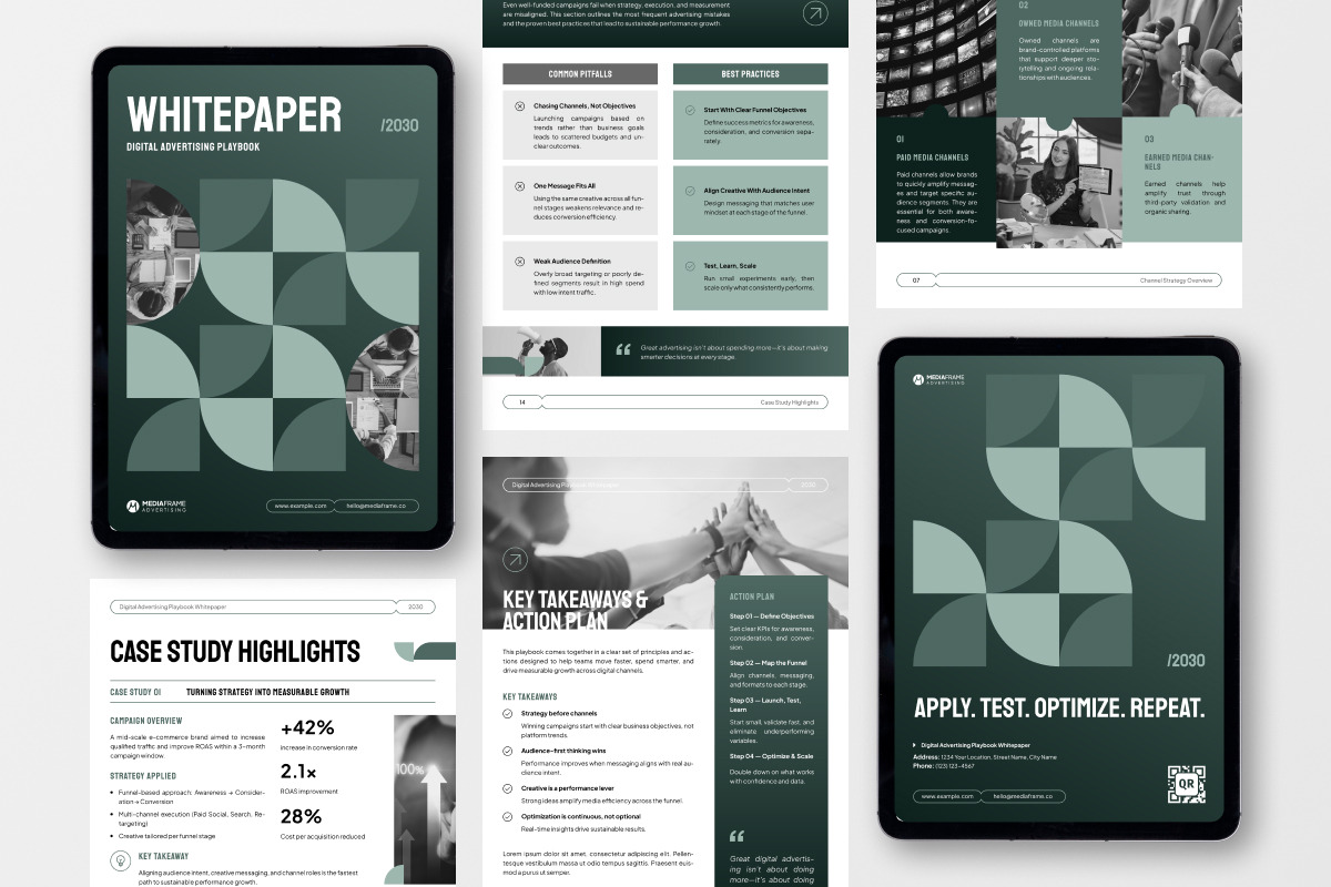 Performance Advertising Whitepaper, a Brochure Template by twinstd (Photo 5 of 6)