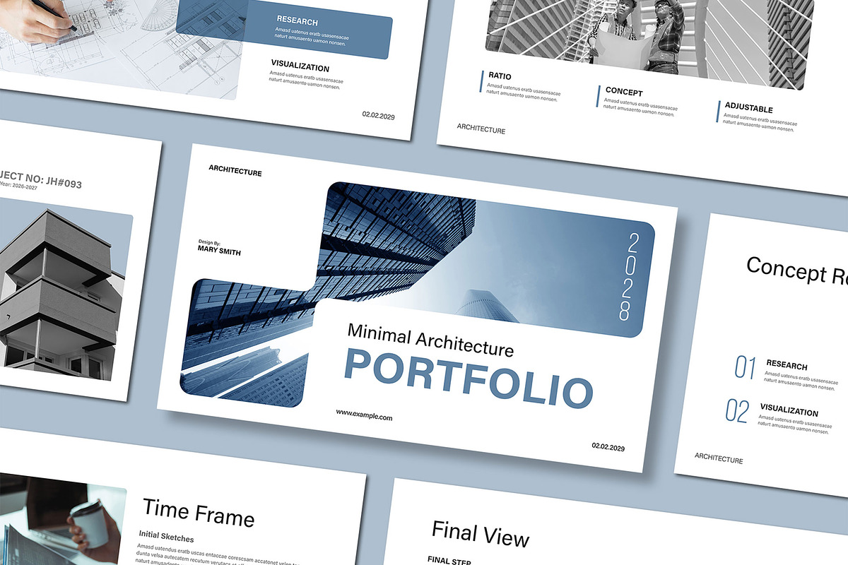 Minimal Architecture Portfolio, a Presentation Template by Mighty-Slide (Photo 1 of 5)