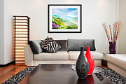 Spring Landscapes. Watercolor., an Illustration by AlexGreenArt (Thumbnail 6 of 13)
