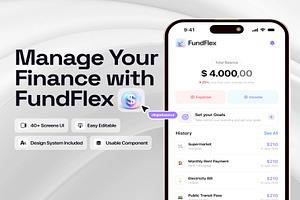 FundFlex - Finance Management UI Kit