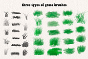 Foliage Grass Watercolor FREE BRUSH, a Brush Add-On by Alexiva (Thumbnail 2 of 5)