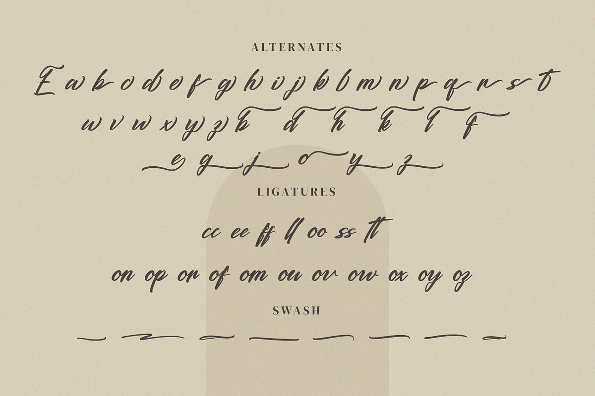 Rosemarie, a Script Font by Goresan Studio (Photo 12 of 15)