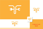 Alphabet letters FF OR T with tools., a Design Template by art_creater (Thumbnail 2 of 2)