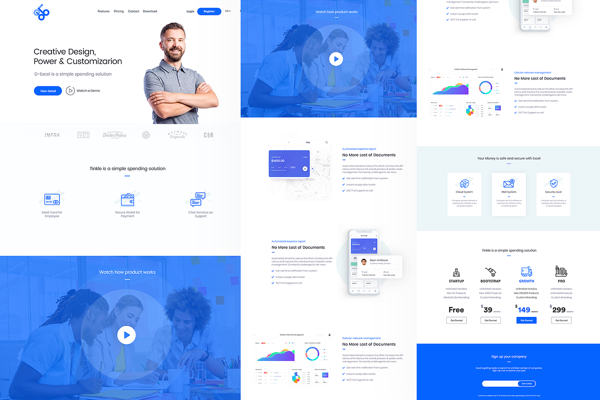 Corporate Landing Page, a Landing Page Template by Pranav (Photo 4 of 4)