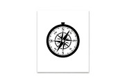 Compass Navigation Silhouette Set, a Graphic by hafijul (Thumbnail 14 of 14)