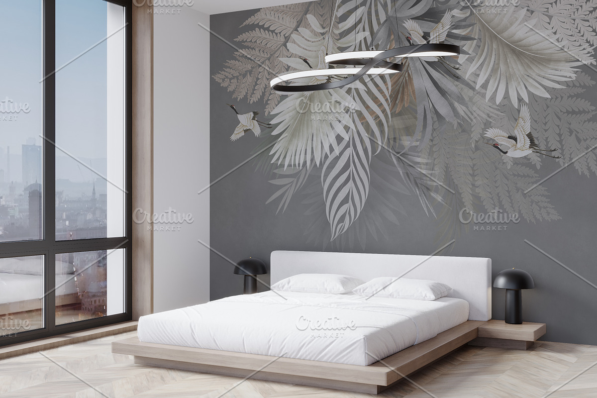 Wallpaper mockup | Luxury bedroom, a Household Mockup by Hunny Badger (Photo 3 of 6)