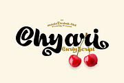 Chyari Script, a Script Font by madeDeduk (Thumbnail 1 of 8)